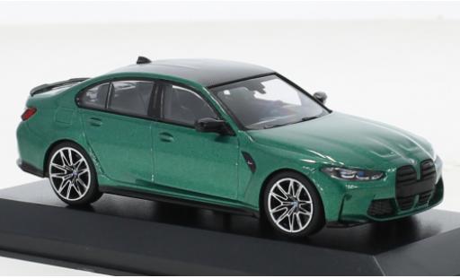 Diecast model cars Bmw M3 1/43 Minichamps Competition (G80) metallise green 2020 Bmw M3 1/43 Minichamps Competition (G80) metallise green 2020 diecast model cars