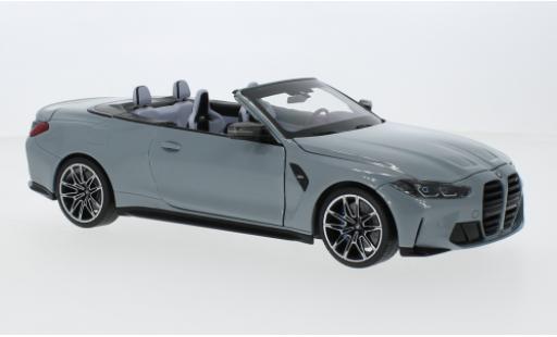 Diecast model cars Bmw M4 1/18 Minichamps cabriolet metallise grey 2020 Bmw M4 1/18 Minichamps cabriolet metallise grey 2020 diecast model cars