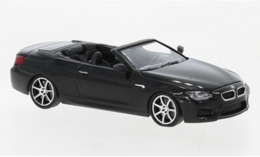 Diecast model cars Bmw M6 1/87 Minichamps Cabrio metallise black 2015 Bmw M6 1/87 Minichamps Cabrio metallise black 2015 diecast model cars