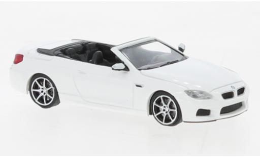 Diecast model cars Bmw M6 1/87 Minichamps Cabrio white 2015 Bmw M6 1/87 Minichamps Cabrio white 2015 diecast model cars