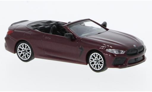 Diecast model cars Bmw M8 1/87 Minichamps Competiton cabriolet (G14) metallise red foncé 2019 Bmw M8 1/87 Minichamps Competiton cabriolet (G14) metallise red foncé 2019 diecast model cars
