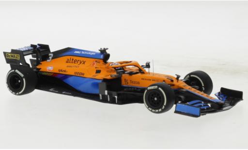 McLaren F1 1/43 Minichamps MCL35M No.3 Team formule 1 GP Italie 2021 diecast model cars
