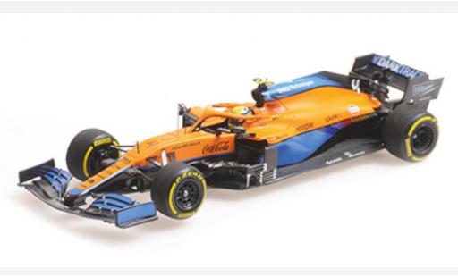 McLaren F1 1/18 Minichamps MCL35M No.4 Team formule 1 GP Bahrain 2021 diecast model cars