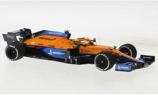 McLaren F1 1/43 Minichamps MCL35M No.4 Team formule 1 GP France 2021 diecast model cars