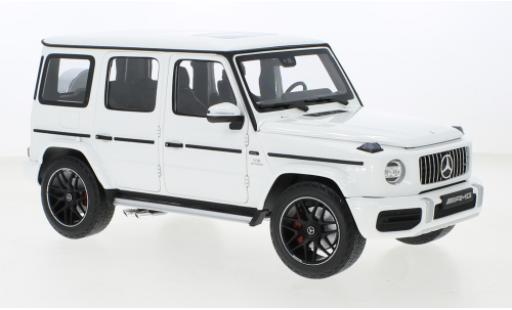 Mercedes Classe G 1/18 Minichamps AMG G63 white 2018 diecast model cars