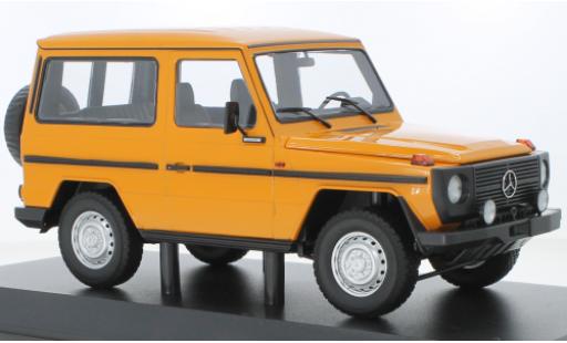 Mercedes Classe G 1/18 Minichamps G-classe SWB (W460) orange 1980 diecast model cars