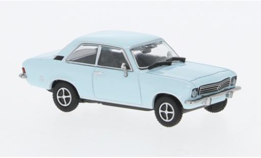 Diecast model cars Opel Ascona 1/87 Minichamps A blue clair 1970 Opel Ascona 1/87 Minichamps A blue clair 1970 diecast model cars