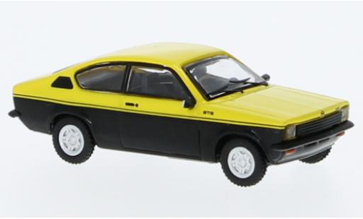 Diecast model cars Opel Kadett 1/87 Minichamps C Coupe yellow/black 1973 Opel Kadett 1/87 Minichamps C Coupe yellow/black 1973 diecast model cars