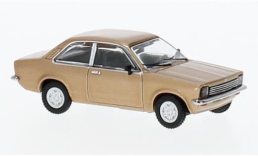 Diecast model cars Opel Kadett 1/87 Minichamps C metallise beige 1973 Opel Kadett 1/87 Minichamps C metallise beige 1973 diecast model cars