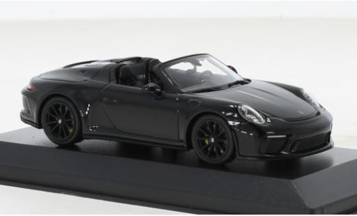 Diecast model cars Porsche 992 Speedster 1/43 Minichamps 911 (991) black 2019 Porsche 992 Speedster 1/43 Minichamps 911 (991) black 2019 diecast model cars
