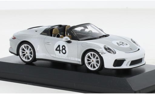 Diecast model cars Porsche 992 Speedster 1/43 Minichamps 911 (991) grey 2019 Porsche 992 Speedster 1/43 Minichamps 911 (991) grey 2019 diecast model cars