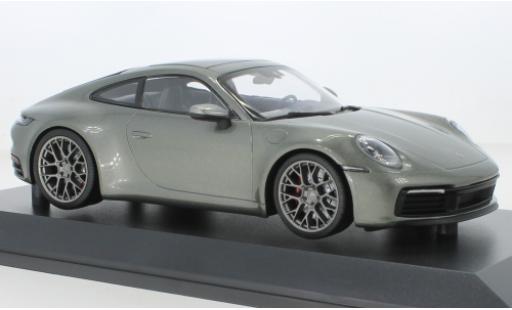 Diecast model cars Porsche 992 4S 1/18 Minichamps 911  Carrera metallise grey 2019 Porsche 992 4S 1/18 Minichamps 911  Carrera metallise grey 2019 diecast model cars