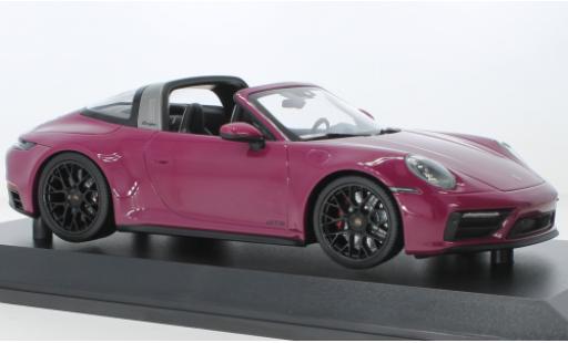 Diecast model cars Porsche 992 Targa 1/18 Minichamps 911  4 GTS lila 2021 Porsche 992 Targa 1/18 Minichamps 911  4 GTS lila 2021 diecast model cars