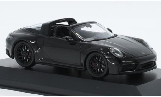 Diecast model cars Porsche 992 Targa 1/18 Minichamps 911  4 GTS black 2021 Porsche 992 Targa 1/18 Minichamps 911  4 GTS black 2021 diecast model cars