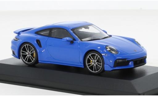 Diecast model cars Porsche 992 Turbo s 1/43 Minichamps 911  Turbo S blue 2021 Porsche 992 Turbo s 1/43 Minichamps 911  Turbo S blue 2021 diecast model cars