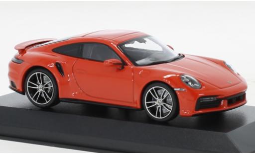 Diecast model cars Porsche 992 Turbo s 1/43 Minichamps 911  Turbo S orange 2020 Porsche 992 Turbo s 1/43 Minichamps 911  Turbo S orange 2020 diecast model cars