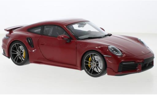 Diecast model cars Porsche 992 Turbo s 1/18 Minichamps 911  Turbo S Sport Design red 2021 Porsche 992 Turbo s 1/18 Minichamps 911  Turbo S Sport Design red 2021 diecast model cars