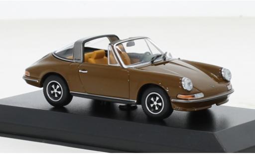 Diecast model cars Porsche 911 1/43 Minichamps Targa S brown 1972 Porsche 911 1/43 Minichamps Targa S brown 1972 diecast model cars