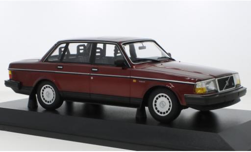 Diecast model cars Volvo 240 1/18 Minichamps GL metallise red foncé 1986 Volvo 240 1/18 Minichamps GL metallise red foncé 1986 diecast model cars