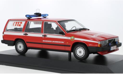 Volvo 740 1/18 Minichamps GL Break Brandweer Grobbendonk 1986 diecast model cars