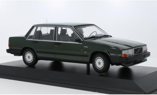 Diecast model cars Volvo 740 1/87 Minichamps GL green foncé 1986 Volvo 740 1/87 Minichamps GL green foncé 1986 diecast model cars
