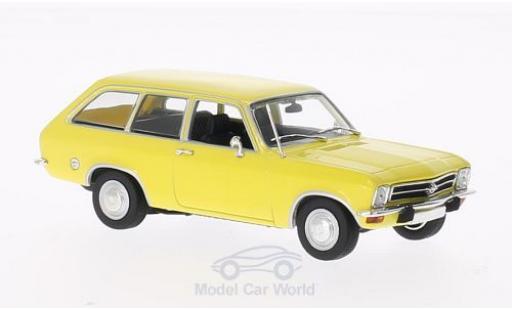 Diecast model cars Opel Ascona 1/43 Minichamps A Voyage yellow 1970 Opel Ascona 1/43 Minichamps A Voyage yellow 1970 diecast model cars