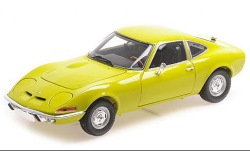 ミニチャンプス 180049030 1/18 オペル GT 1972 ブルー