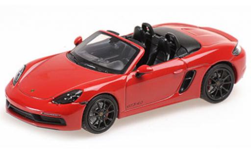 Diecast model cars Porsche Boxster 1/43 Minichamps 718 GTS (982) red 2020 Porsche Boxster 1/43 Minichamps 718 GTS (982) red 2020 diecast model cars
