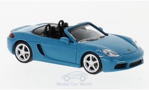 Diecast model cars Porsche Boxster 1/87 Minichamps 718 türkis/blue 2016 Porsche Boxster 1/87 Minichamps 718 türkis/blue 2016 diecast model cars