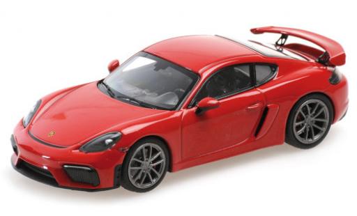 Diecast model cars Porsche Cayman GT4 1/43 Minichamps 718 GT4 (982) red 2020 Porsche Cayman GT4 1/43 Minichamps 718 GT4 (982) red 2020 diecast model cars