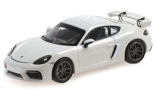 Diecast model cars Porsche Cayman GT4 Clubsport 1/43 Minichamps 718 GT4 Clubsport white 2020 Plain Body Porsche Cayman GT4 Clubsport 1/43 Minichamps 718 GT4 Clubsport white 2020 Plain Body diecast model cars