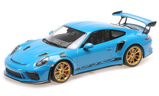 Diecast model cars Porsche 992 GT3 R 1/18 Minichamps 911 (991.2) GT3 RS blue 2019 mit Weissach Paket Porsche 992 GT3 R 1/18 Minichamps 911 (991.2) GT3 RS blue 2019 mit Weissach Paket diecast model cars