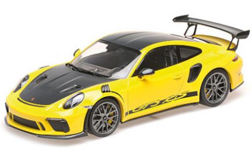 Diecast model cars Porsche 992 GT3 R 1/18 Minichamps 911 (991.2) GT3 RS yellow 2019 mit Weissach Paket Porsche 992 GT3 R 1/18 Minichamps 911 (991.2) GT3 RS yellow 2019 mit Weissach Paket diecast model cars