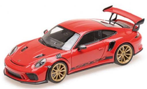 Diecast model cars Porsche 992 GT3 R 1/18 Minichamps 911 (991.2) GT3 RS red 2019 mit goldenen Felgen Porsche 992 GT3 R 1/18 Minichamps 911 (991.2) GT3 RS red 2019 mit goldenen Felgen diecast model cars