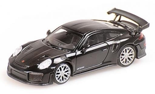 Diecast model cars Porsche 991 GT2 RS 1/87 Minichamps 911 () GT2 RS black 2018 mit Carbon-Streifen Porsche 991 GT2 RS 1/87 Minichamps 911 () GT2 RS black 2018 mit Carbon-Streifen diecast model cars
