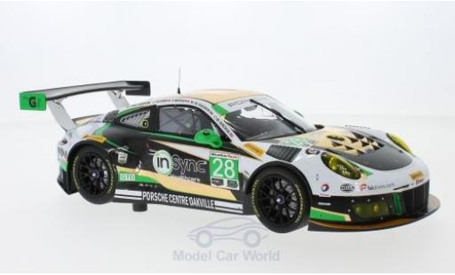 Diecast model cars Porsche 991 GT3 R 1/18 Minichamps 911 () GT3 R No.28 Alegra Motorsports 24h Daytona 2017 C.de Quesada/M.Christensen/D.Morad/J.Lazare Porsche 991 GT3 R 1/18 Minichamps 911 () GT3 R No.28 Alegra Motorsports 24h Daytona 2017 C.de Quesada/M.Christensen/D.Morad/J.Lazare diecast model cars