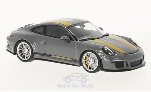 Diecast model cars Porsche 991 R 1/43 Minichamps 911 () R grey/yellow 2016 Porsche 991 R 1/43 Minichamps 911 () R grey/yellow 2016 diecast model cars