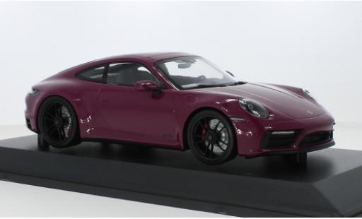 Porsche 992 GTS 1/18 Minichamps 911  Carrera 4 rot 2020 1:18 diecast model cars