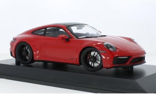 Porsche 992 GTS 1/18 Minichamps 911  Carrera 4 rot 2020 1:18 diecast model cars