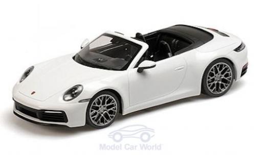 Diecast model cars Porsche 992 4S 1/18 Minichamps 911 () Carrera 4S Cabriolet white 2019 Porsche 992 4S 1/18 Minichamps 911 () Carrera 4S Cabriolet white 2019 diecast model cars