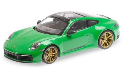 Diecast model cars Porsche 992 4S 1/18 Minichamps 911 () Carrera 4S green 2019 Porsche 992 4S 1/18 Minichamps 911 () Carrera 4S green 2019 diecast model cars