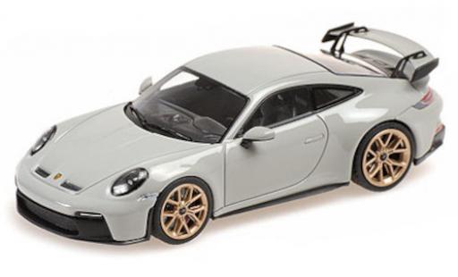 Porsche 992 GT3 1/43 Minichamps 911 () GT3 grey 2020 diecast model cars