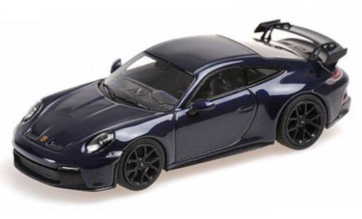 Porsche 992 GT3 1/43 Minichamps 911 () GT3 metallic blue 2020 diecast model cars
