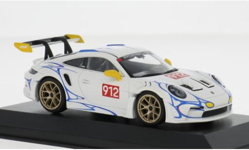 Porsche 992 GT3 R 1/43 Minichamps 911  S weiss/gelb 2023 1:43 diecast model cars