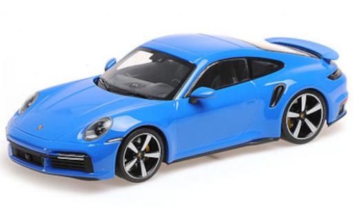 Diecast model cars Porsche 992 Turbo s 1/18 Minichamps 911 () Turbo S blue 2021 Porsche 992 Turbo s 1/18 Minichamps 911 () Turbo S blue 2021 diecast model cars