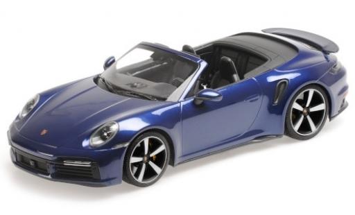 Diecast model cars Porsche 992 Turbo s 1/18 Minichamps 911 () Turbo S Cabriolet metallic blue 2020 Porsche 992 Turbo s 1/18 Minichamps 911 () Turbo S Cabriolet metallic blue 2020 diecast model cars