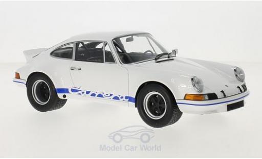 Diecast model cars Porsche 911 SC 1/18 Minichamps Carrera RSR 2.7 white/blue 1973 Porsche 911 SC 1/18 Minichamps Carrera RSR 2.7 white/blue 1973 diecast model cars