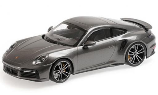 Diecast model cars Porsche 992 Turbo s 1/18 Minichamps 911 Turbo S () metallic grey 2020 Porsche 992 Turbo s 1/18 Minichamps 911 Turbo S () metallic grey 2020 diecast model cars
