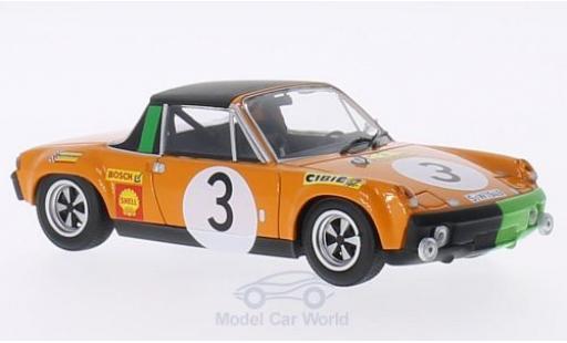Diecast model cars Porsche 914 1/43 Minichamps /6 No.3 Marathon de la Route 1970 B.Waldegard/J.Andersson/Chasseuil Porsche 914 1/43 Minichamps /6 No.3 Marathon de la Route 1970 B.Waldegard/J.Andersson/Chasseuil diecast model cars