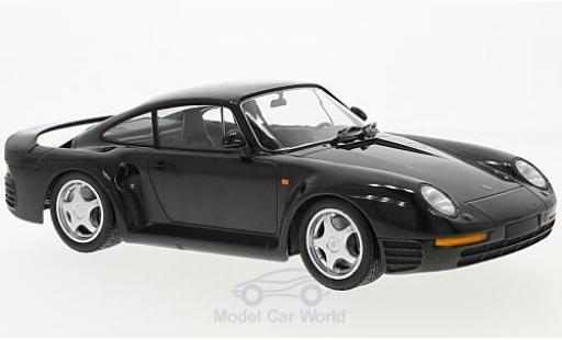 Porsche 959 1987 1/18 Minichamps metallic grey 1987 diecast model cars